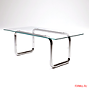  Living Divani Glass Table with