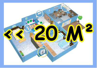 20 м²