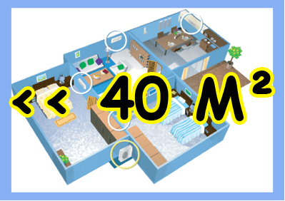 40 м²