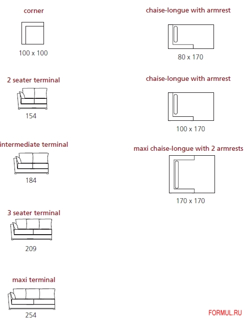 Диван Asnaghi Edelweiss Диван Asnaghi Edelweiss