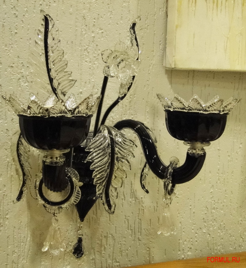 ��� Antica Murano art. 2211/a2 NERO-CRISTALLO