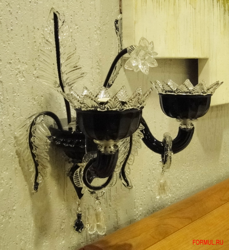 ��� Antica Murano art. 2211/a2 NERO-CRISTALLO