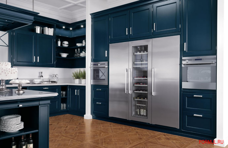 Кухня Ca' d'Oro Park avenue (laccato blu notte) Кухня Ca' d'Oro Park avenue (laccato blu notte)