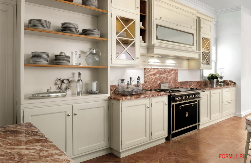 Кухня Ca' d'Oro Park avenue (laccato bianco antico) Кухня Ca' d'Oro Park avenue (laccato bianco antico)