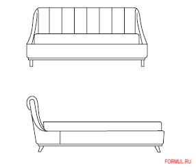 Кровать Ulivi Salotti Louis Кровать Ulivi Salotti Louis