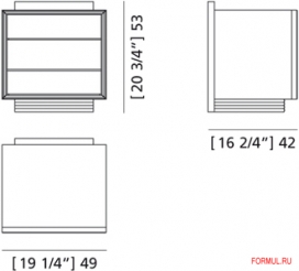 Тумбочка Morelato Art. 1357 Тумбочка Morelato Art. 1357