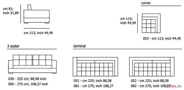 Диван и кресло Contempo Olimpo c1001 Диван и кресло Contempo Olimpo c1001
