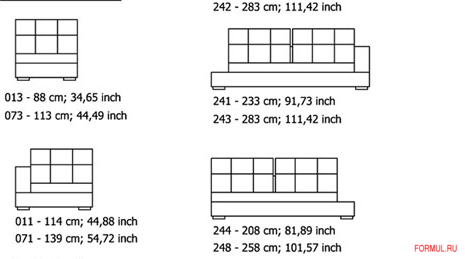 Диван и кресло Contempo Olimpo c1001 Диван и кресло Contempo Olimpo c1001
