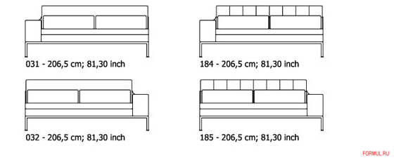 Диван и кресло Contempo Harry c1007 Диван и кресло Contempo Harry c1007