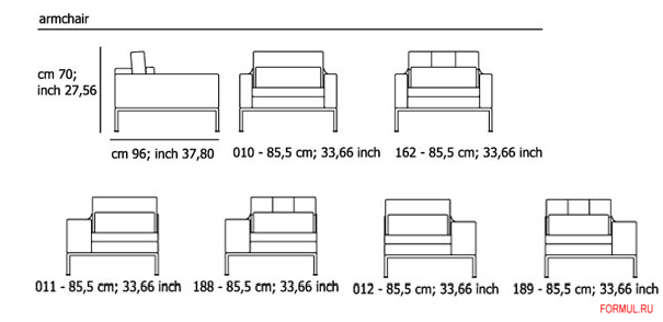Диван и кресло Contempo Harry c1007 Диван и кресло Contempo Harry c1007