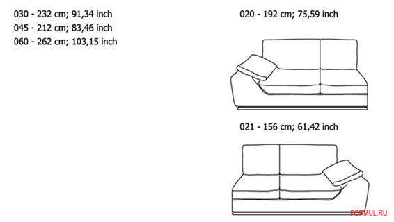 Диван и кресло Contempo Sartre c1016 Диван и кресло Contempo Sartre c1016