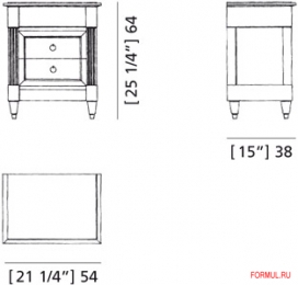 Тумбочка Morelato Art. 1348 Тумбочка Morelato Art. 1348