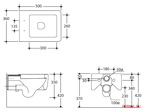Унитаз Kerasan Арт. 3215 Унитаз Kerasan Арт. 3215