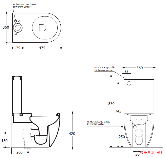 Унитаз Kerasan Арт. 3117 Унитаз Kerasan Арт. 3117