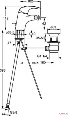 Смеситель HANSA 46073203 Смеситель HANSA 46073203