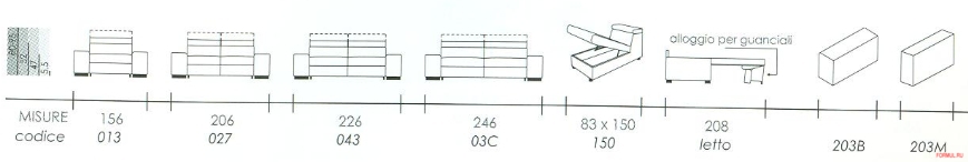 Диван Bruma Salotti Remix Диван Bruma Salotti Remix