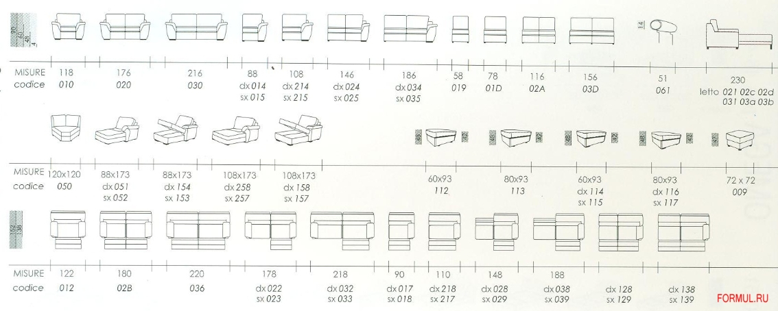 Диван Bruma Salotti Alexis Диван Bruma Salotti Alexis