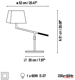 ���������� ����� Bover CARLOTA ESCRITORIO