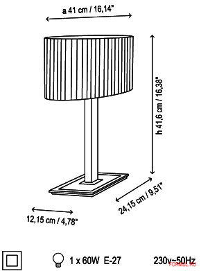 Настольная лампа Bover MEI OVAL-T Настольная лампа Bover MEI OVAL-T