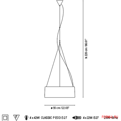  Bover CALA SUSPENSION