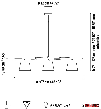 ���������� Bover TOUS 3 LUCES