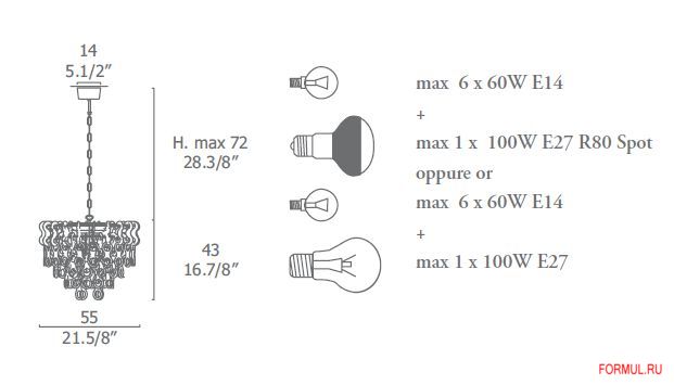 Люстра MURANO due Gallery Several Люстра MURANO due Gallery Several
