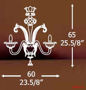 Люстра MURANO due Gallery 702 Люстра MURANO due Gallery 702