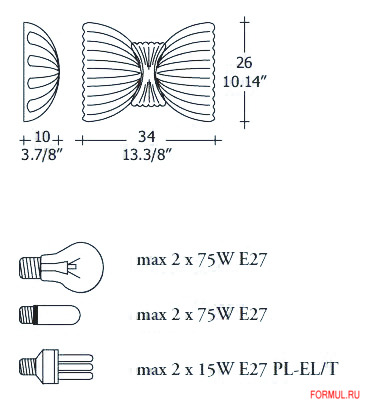MURANO due Gallery Butterfly MURANO due Gallery Butterfly