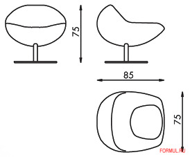 Кресло Nube Gordon Кресло Nube Gordon
