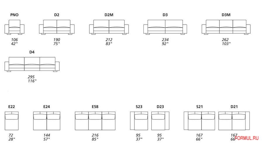 Диван Gamma Arredamenti Bond Диван Gamma Arredamenti Bond