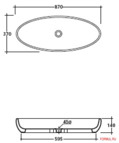 Раковина Galassia 9864 Раковина Galassia 9864