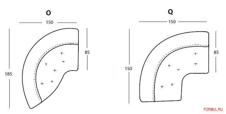 Диван Giovannetti Galassia light Диван Giovannetti Galassia light