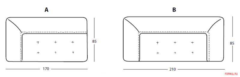 Диван Giovannetti Galassia light Диван Giovannetti Galassia light