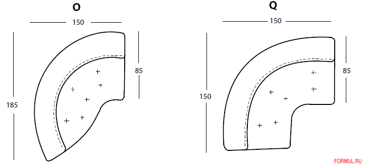 Диван Giovannetti Galassia light Диван Giovannetti Galassia light