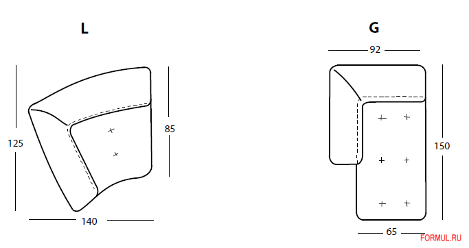 Диван Giovannetti Galassia light Диван Giovannetti Galassia light