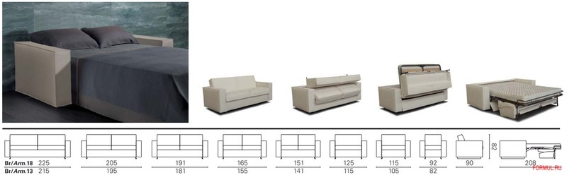 Диван кровать BK Italia BK 126 Диван кровать BK Italia BK 126