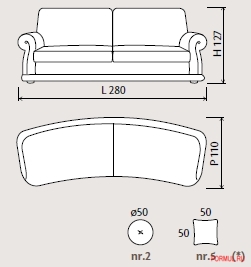  Misura i Salotti Augusto 