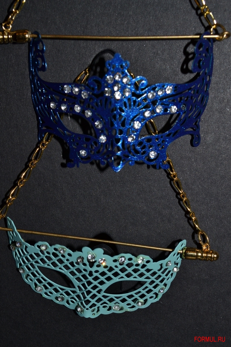 ����� La gioia Spilla metallo con strass