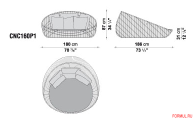 Диван B&B Italia CANASTA '13 Диван B&B Italia CANASTA '13