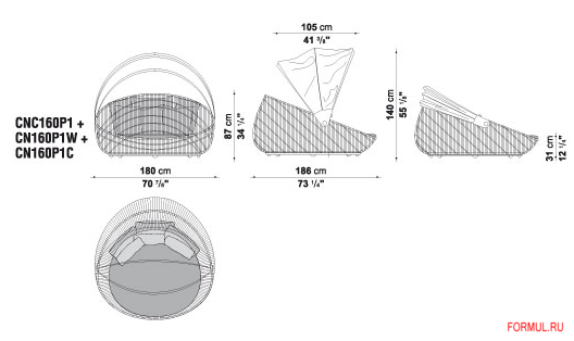 Диван B&B Italia CANASTA '13 Диван B&B Italia CANASTA '13