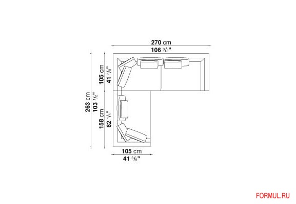  B&B Italia CHARLES LARGE