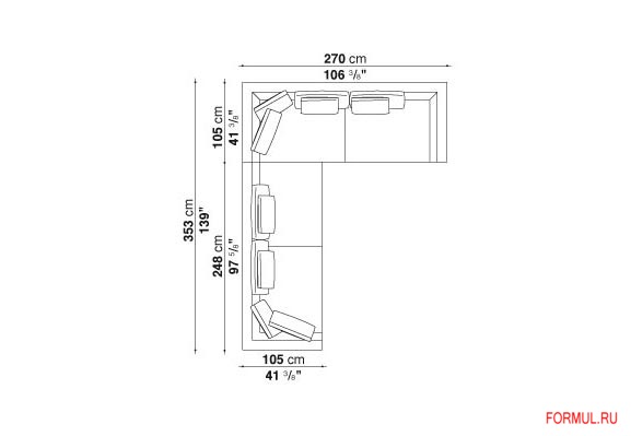  B&B Italia CHARLES LARGE