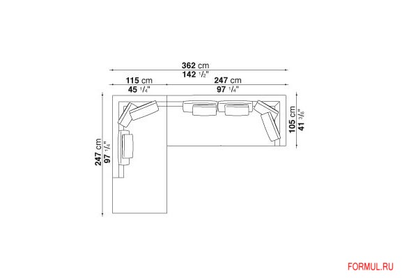  B&B Italia CHARLES LARGE