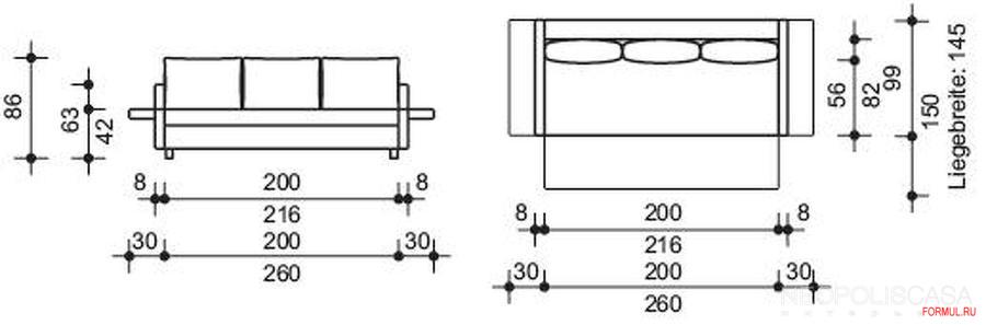 ����� ������� Die Collection Sona sofa