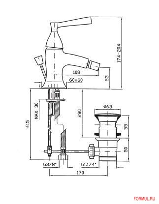  Zucchetti Bellagio ZP3343