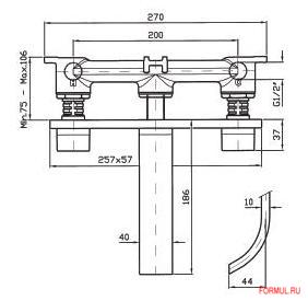 Смеситель Zucchetti Aguablu ZA5715 Смеситель Zucchetti Aguablu ZA5715