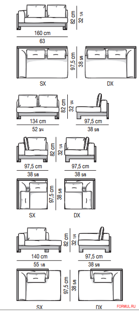  Minotti Alison black lac