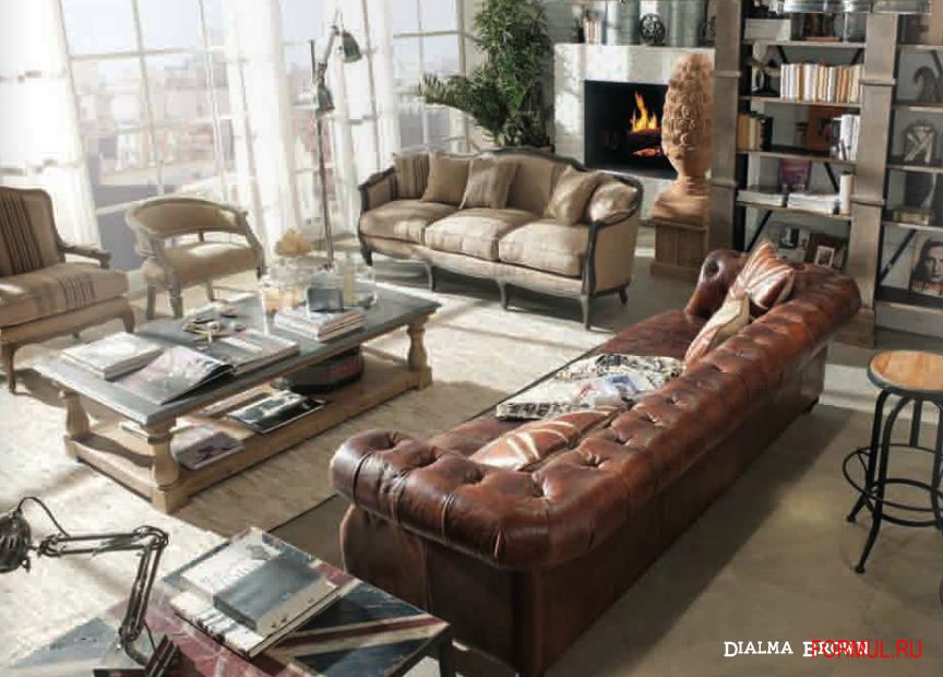 Диван Dialma Brown DB002313 Диван Dialma Brown DB002313