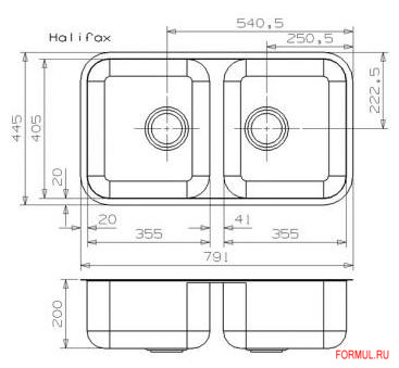�������� ����� Reginox Halifax