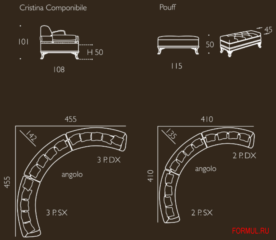 ����� Keoma Salotti Cristina Corner